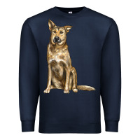 Navy chinook dog Premium Sweatshirt - LillyAllenDesigns
