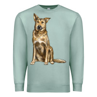 Seafoam chinook dog Premium Sweatshirt - LillyAllenDesigns