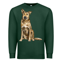 Sports Green chinook dog Premium Sweatshirt - LillyAllenDesigns