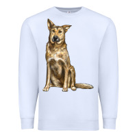 White chinook dog Premium Sweatshirt - LillyAllenDesigns