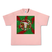 Salmon Christmas bull skull Urban Heavy Tee - BarkalooDesign