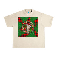 Sandshell Christmas bull skull Urban Heavy Tee - BarkalooDesign