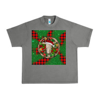 Tornado Christmas bull skull Urban Heavy Tee - BarkalooDesign
