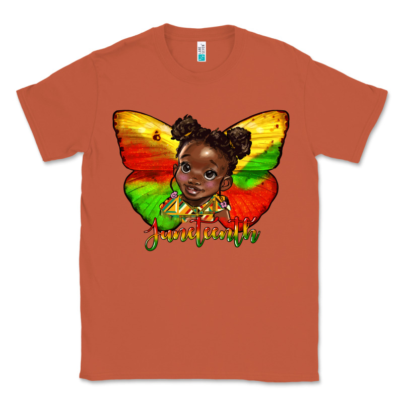 Juneteenth Butterfly Black Girl Classic Tee by HRA Design Shop | Teevron