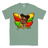 Sage juneteenth butterfly black girl Classic Tee - HRA Design Shop
