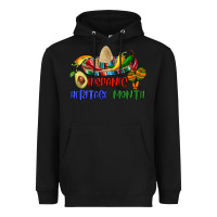 Black hispanic heritage month Heavyweight Hoodie - BundleAndBundleShop