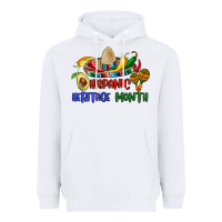 White hispanic heritage month Heavyweight Hoodie - BundleAndBundleShop