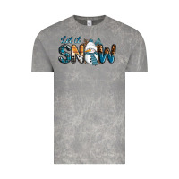 Cloud Rock Let It Snow Snowman Vintage Tee - RanaPortraitStore