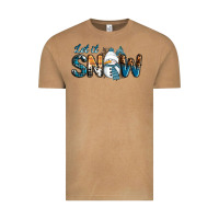 Vintage Camel Let It Snow Snowman Vintage Tee - RanaPortraitStore