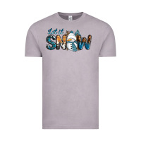 Vintage Zinc Let It Snow Snowman Vintage Tee - RanaPortraitStore