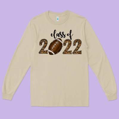 Closs Of 2022 American Football Long Sleeve Tee Designed By Ranaportraitstore
