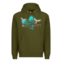 Army Green perfectly imperfect Premium Hoodie - NancyCooperArtShop