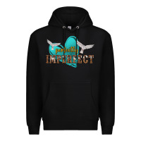 Black perfectly imperfect Premium Hoodie - NancyCooperArtShop