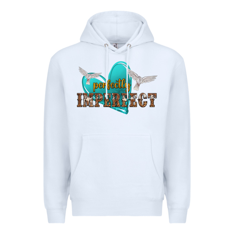 Perfectly Imperfect Premium Hoodie by NancyCooperArtShop | Teevron