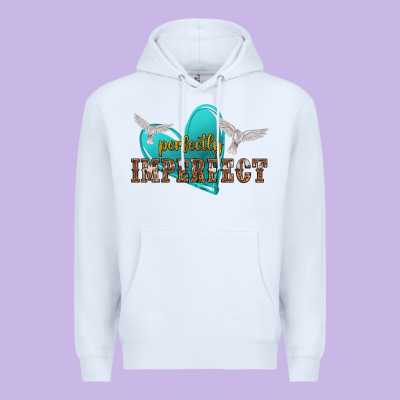 Perfectly Imperfect Premium Hoodie Designed By Nancycooperartshop