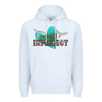 White perfectly imperfect Premium Hoodie - NancyCooperArtShop