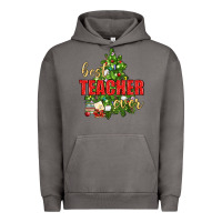 Pigment Tornado Best Teacher Ever With Christmas Tree Urban Hoodie - BundleAndBundleShop