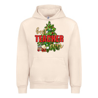 Sandshell Best Teacher Ever With Christmas Tree Urban Hoodie - BundleAndBundleShop