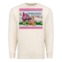 Sandshell happy easter y'all  rabbit Premium Sweatshirt - BarkalooDesign