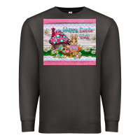 Smoke happy easter y'all  rabbit Premium Sweatshirt - BarkalooDesign