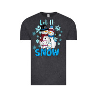 Vintage Black Let It Snow Vintage Tee - RanaPortraitStore