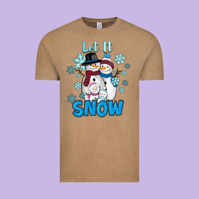 Vintage Tee Let It Snow