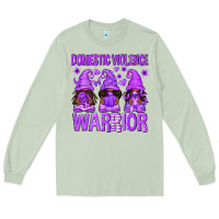 Matcha Domestic Violence Warrior Afro Gnomes Long Sleeve Tee - texasbilliewilder