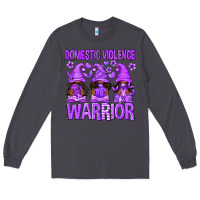Smoke Domestic Violence Warrior Afro Gnomes Long Sleeve Tee - texasbilliewilder