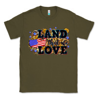 Army Green Land that we love 4th of July Classic Tee - Neo Western