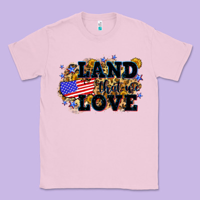 Land That We Love 4th Of July Classic Tee Designed By Neo Western