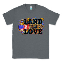 Charcoal Heather Land that we love 4th of July Classic Tee - Neo Western