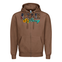 Chestnut american honey Zipper Hoodie - RacoonDesign