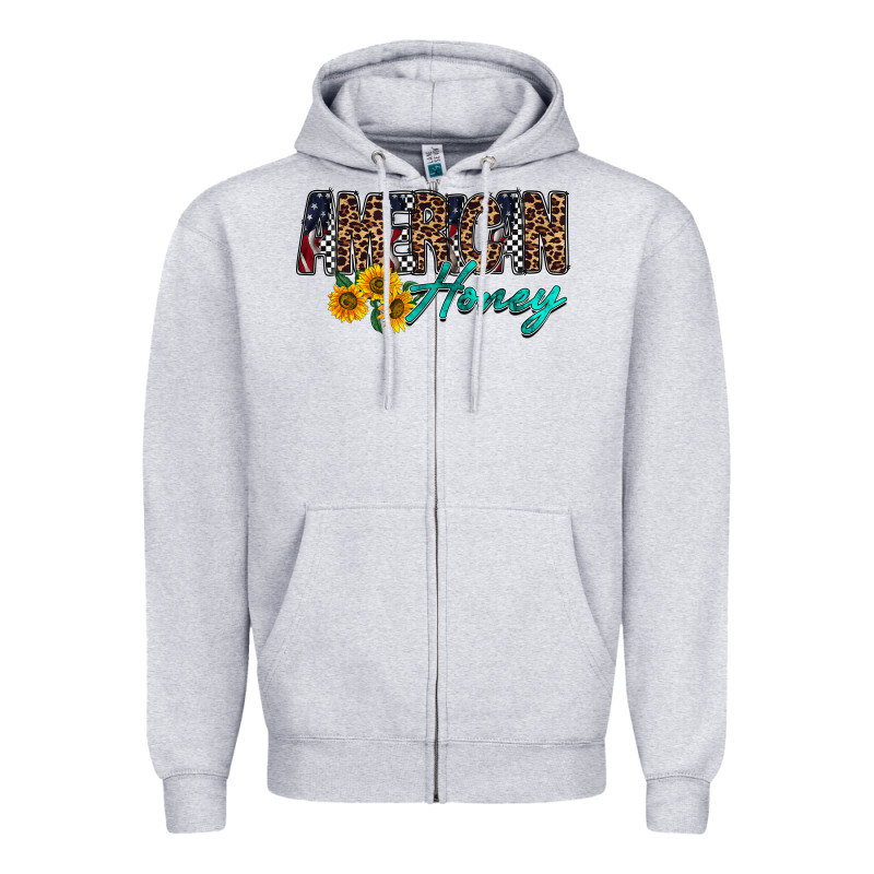 American Honey Zipper Hoodie by RacoonDesign | Teevron