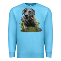 Ocean Blue Texas Blue Lacy Dog Premium Sweatshirt - LillyAllenDesigns