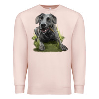 Pale Pink Texas Blue Lacy Dog Premium Sweatshirt - LillyAllenDesigns