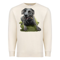 Sandshell Texas Blue Lacy Dog Premium Sweatshirt - LillyAllenDesigns