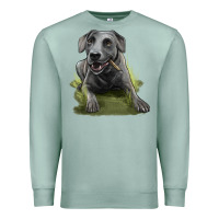 Seafoam Texas Blue Lacy Dog Premium Sweatshirt - LillyAllenDesigns