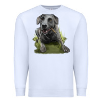 White Texas Blue Lacy Dog Premium Sweatshirt - LillyAllenDesigns
