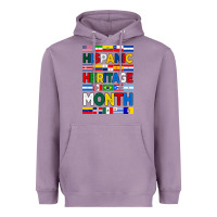 Lavender hispanic haritage month flags Heavyweight Hoodie - BundleAndBundleShop