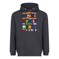 Smoke hispanic haritage month flags Heavyweight Hoodie - BundleAndBundleShop