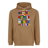 Toasted Coconut hispanic haritage month flags Heavyweight Hoodie - BundleAndBundleShop