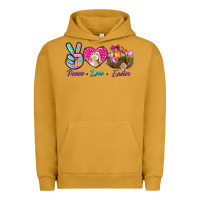 Pigment Peanut Butter Peace Love Easter Urban Hoodie - BundleAndBundleShop