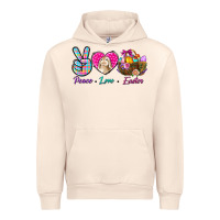 Sandshell Peace Love Easter Urban Hoodie - BundleAndBundleShop