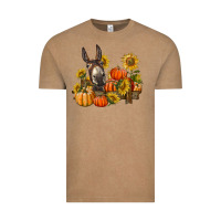 Vintage Coffee donkey sunflower and pumpkin farm Vintage Tee - BarkalooDesign