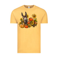 Donkey Sunflower And Pumpkin Farm Vintage Tee | Teevron