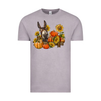 Vintage Zinc donkey sunflower and pumpkin farm Vintage Tee - BarkalooDesign