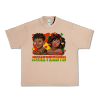 Burro juneteenth with afro black kids Urban Heavy Tee - texasbilliewilder