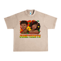 French Oak juneteenth with afro black kids Urban Heavy Tee - texasbilliewilder