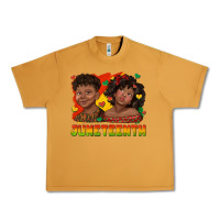 Peanut Butter juneteenth with afro black kids Urban Heavy Tee - texasbilliewilder