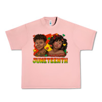 Salmon juneteenth with afro black kids Urban Heavy Tee - texasbilliewilder